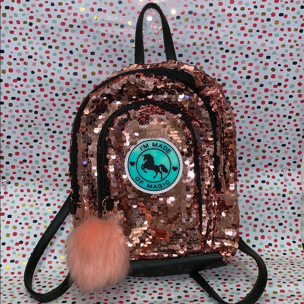 👛Girls Sequined mini backpack👛